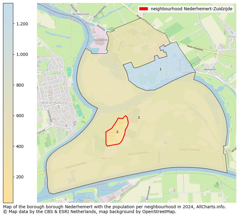 Image of the neighbourhood Nederhemert-Zuidzijde at the map. This image is used as introduction to this page. This page shows a lot of information about the population in the neighbourhood Nederhemert-Zuidzijde (such as the distribution by age groups of the residents, the composition of households, whether inhabitants are natives or Dutch with an immigration background, data about the houses (numbers, types, price development, use, type of property, ...) and more (car ownership, energy consumption, ...) based on open data from the Dutch Central Bureau of Statistics and various other sources!