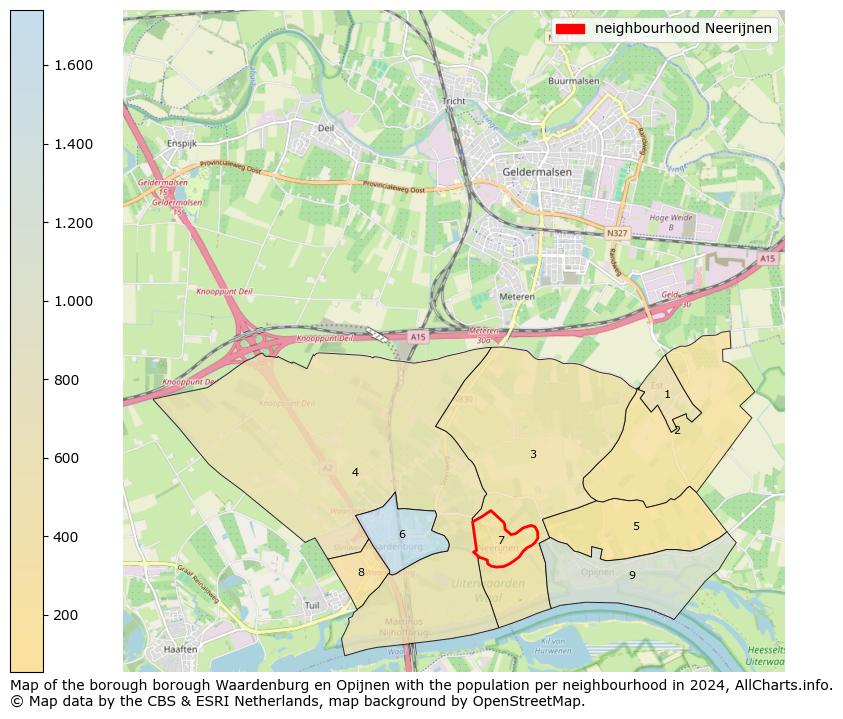 Image of the neighbourhood Neerijnen at the map. This image is used as introduction to this page. This page shows a lot of information about the population in the neighbourhood Neerijnen (such as the distribution by age groups of the residents, the composition of households, whether inhabitants are natives or Dutch with an immigration background, data about the houses (numbers, types, price development, use, type of property, ...) and more (car ownership, energy consumption, ...) based on open data from the Dutch Central Bureau of Statistics and various other sources!