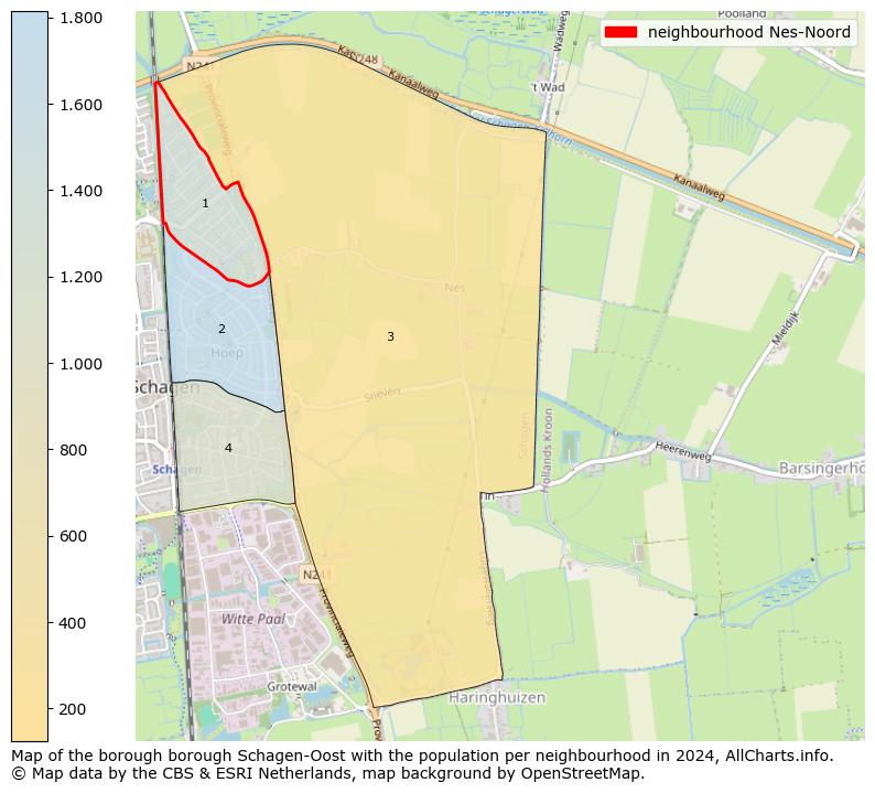 Image of the neighbourhood Nes-Noord at the map. This image is used as introduction to this page. This page shows a lot of information about the population in the neighbourhood Nes-Noord (such as the distribution by age groups of the residents, the composition of households, whether inhabitants are natives or Dutch with an immigration background, data about the houses (numbers, types, price development, use, type of property, ...) and more (car ownership, energy consumption, ...) based on open data from the Dutch Central Bureau of Statistics and various other sources!