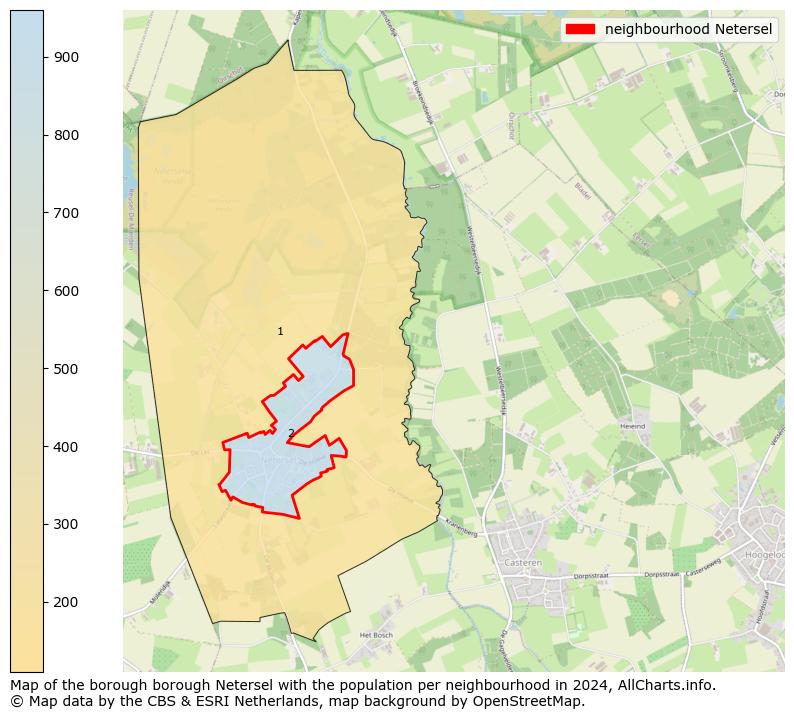 Image of the neighbourhood Netersel at the map. This image is used as introduction to this page. This page shows a lot of information about the population in the neighbourhood Netersel (such as the distribution by age groups of the residents, the composition of households, whether inhabitants are natives or Dutch with an immigration background, data about the houses (numbers, types, price development, use, type of property, ...) and more (car ownership, energy consumption, ...) based on open data from the Dutch Central Bureau of Statistics and various other sources!