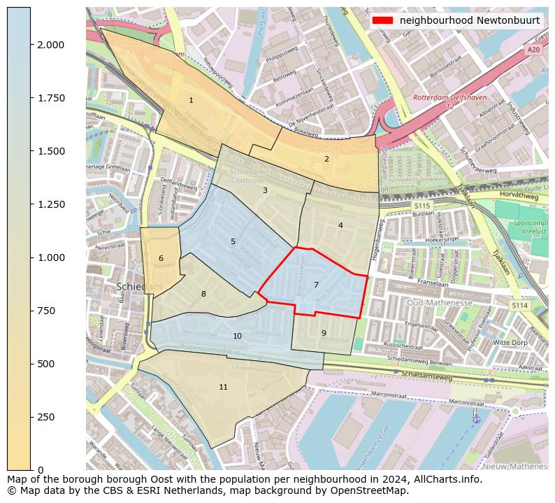 Image of the neighbourhood Newtonbuurt at the map. This image is used as introduction to this page. This page shows a lot of information about the population in the neighbourhood Newtonbuurt (such as the distribution by age groups of the residents, the composition of households, whether inhabitants are natives or Dutch with an immigration background, data about the houses (numbers, types, price development, use, type of property, ...) and more (car ownership, energy consumption, ...) based on open data from the Dutch Central Bureau of Statistics and various other sources!