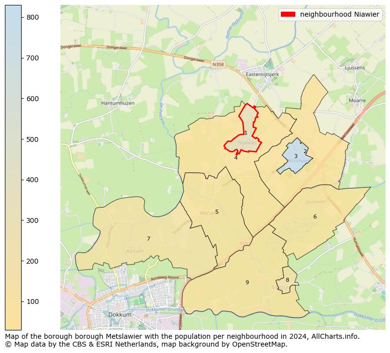 Image of the neighbourhood Niawier at the map. This image is used as introduction to this page. This page shows a lot of information about the population in the neighbourhood Niawier (such as the distribution by age groups of the residents, the composition of households, whether inhabitants are natives or Dutch with an immigration background, data about the houses (numbers, types, price development, use, type of property, ...) and more (car ownership, energy consumption, ...) based on open data from the Dutch Central Bureau of Statistics and various other sources!