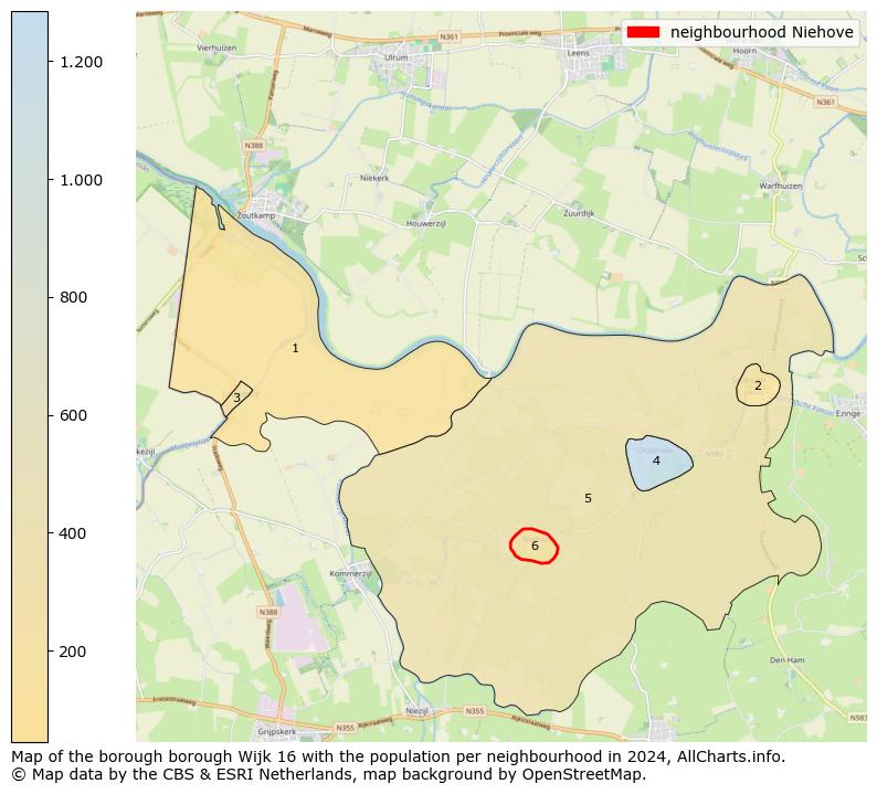 Image of the neighbourhood Niehove at the map. This image is used as introduction to this page. This page shows a lot of information about the population in the neighbourhood Niehove (such as the distribution by age groups of the residents, the composition of households, whether inhabitants are natives or Dutch with an immigration background, data about the houses (numbers, types, price development, use, type of property, ...) and more (car ownership, energy consumption, ...) based on open data from the Dutch Central Bureau of Statistics and various other sources!