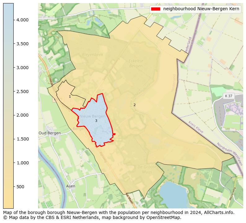 Image of the neighbourhood Nieuw-Bergen Kern at the map. This image is used as introduction to this page. This page shows a lot of information about the population in the neighbourhood Nieuw-Bergen Kern (such as the distribution by age groups of the residents, the composition of households, whether inhabitants are natives or Dutch with an immigration background, data about the houses (numbers, types, price development, use, type of property, ...) and more (car ownership, energy consumption, ...) based on open data from the Dutch Central Bureau of Statistics and various other sources!