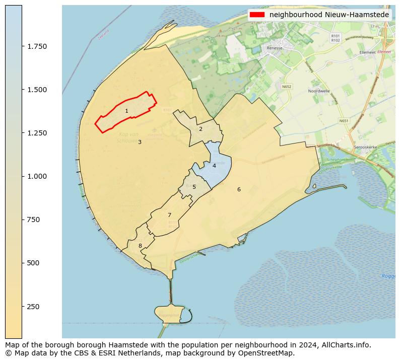 Image of the neighbourhood Nieuw-Haamstede at the map. This image is used as introduction to this page. This page shows a lot of information about the population in the neighbourhood Nieuw-Haamstede (such as the distribution by age groups of the residents, the composition of households, whether inhabitants are natives or Dutch with an immigration background, data about the houses (numbers, types, price development, use, type of property, ...) and more (car ownership, energy consumption, ...) based on open data from the Dutch Central Bureau of Statistics and various other sources!