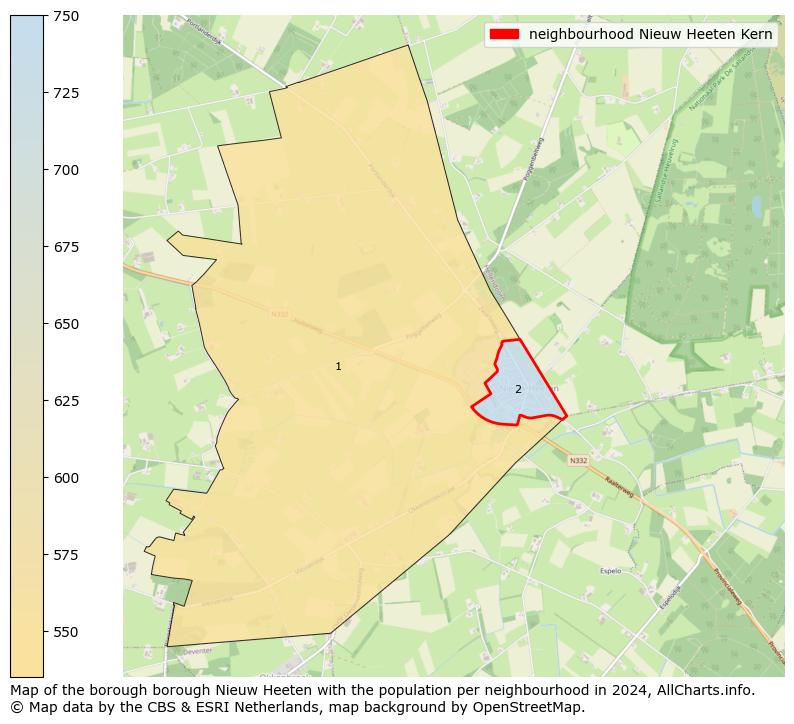 Image of the neighbourhood Nieuw Heeten Kern at the map. This image is used as introduction to this page. This page shows a lot of information about the population in the neighbourhood Nieuw Heeten Kern (such as the distribution by age groups of the residents, the composition of households, whether inhabitants are natives or Dutch with an immigration background, data about the houses (numbers, types, price development, use, type of property, ...) and more (car ownership, energy consumption, ...) based on open data from the Dutch Central Bureau of Statistics and various other sources!