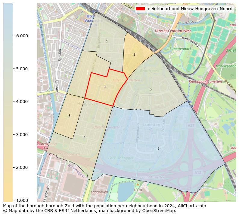 Image of the neighbourhood Nieuw Hoograven-Noord at the map. This image is used as introduction to this page. This page shows a lot of information about the population in the neighbourhood Nieuw Hoograven-Noord (such as the distribution by age groups of the residents, the composition of households, whether inhabitants are natives or Dutch with an immigration background, data about the houses (numbers, types, price development, use, type of property, ...) and more (car ownership, energy consumption, ...) based on open data from the Dutch Central Bureau of Statistics and various other sources!