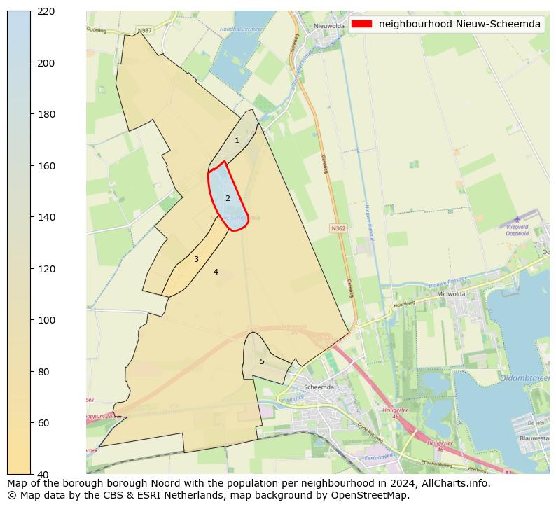 Image of the neighbourhood Nieuw-Scheemda at the map. This image is used as introduction to this page. This page shows a lot of information about the population in the neighbourhood Nieuw-Scheemda (such as the distribution by age groups of the residents, the composition of households, whether inhabitants are natives or Dutch with an immigration background, data about the houses (numbers, types, price development, use, type of property, ...) and more (car ownership, energy consumption, ...) based on open data from the Dutch Central Bureau of Statistics and various other sources!