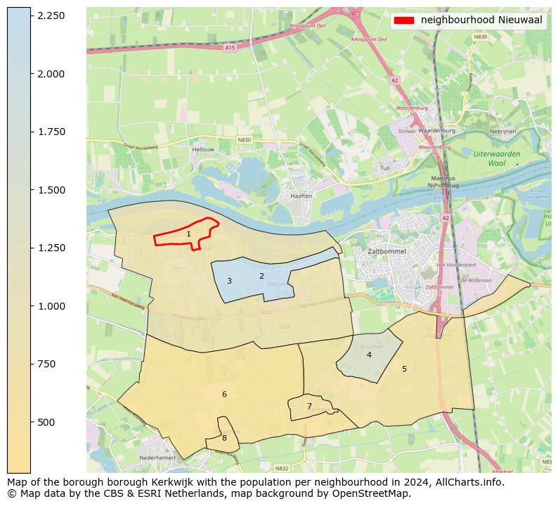 Image of the neighbourhood Nieuwaal at the map. This image is used as introduction to this page. This page shows a lot of information about the population in the neighbourhood Nieuwaal (such as the distribution by age groups of the residents, the composition of households, whether inhabitants are natives or Dutch with an immigration background, data about the houses (numbers, types, price development, use, type of property, ...) and more (car ownership, energy consumption, ...) based on open data from the Dutch Central Bureau of Statistics and various other sources!