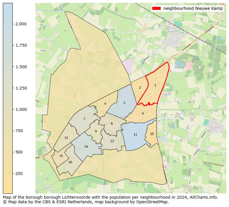 Image of the neighbourhood Nieuwe Kamp at the map. This image is used as introduction to this page. This page shows a lot of information about the population in the neighbourhood Nieuwe Kamp (such as the distribution by age groups of the residents, the composition of households, whether inhabitants are natives or Dutch with an immigration background, data about the houses (numbers, types, price development, use, type of property, ...) and more (car ownership, energy consumption, ...) based on open data from the Dutch Central Bureau of Statistics and various other sources!