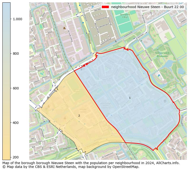 Image of the neighbourhood Nieuwe Steen - Buurt 22 00 at the map. This image is used as introduction to this page. This page shows a lot of information about the population in the neighbourhood Nieuwe Steen - Buurt 22 00 (such as the distribution by age groups of the residents, the composition of households, whether inhabitants are natives or Dutch with an immigration background, data about the houses (numbers, types, price development, use, type of property, ...) and more (car ownership, energy consumption, ...) based on open data from the Dutch Central Bureau of Statistics and various other sources!