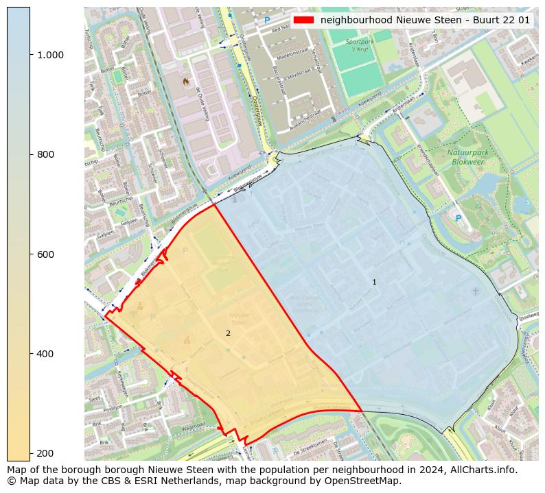 Image of the neighbourhood Nieuwe Steen - Buurt 22 01 at the map. This image is used as introduction to this page. This page shows a lot of information about the population in the neighbourhood Nieuwe Steen - Buurt 22 01 (such as the distribution by age groups of the residents, the composition of households, whether inhabitants are natives or Dutch with an immigration background, data about the houses (numbers, types, price development, use, type of property, ...) and more (car ownership, energy consumption, ...) based on open data from the Dutch Central Bureau of Statistics and various other sources!