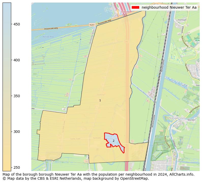 Image of the neighbourhood Nieuwer Ter Aa at the map. This image is used as introduction to this page. This page shows a lot of information about the population in the neighbourhood Nieuwer Ter Aa (such as the distribution by age groups of the residents, the composition of households, whether inhabitants are natives or Dutch with an immigration background, data about the houses (numbers, types, price development, use, type of property, ...) and more (car ownership, energy consumption, ...) based on open data from the Dutch Central Bureau of Statistics and various other sources!