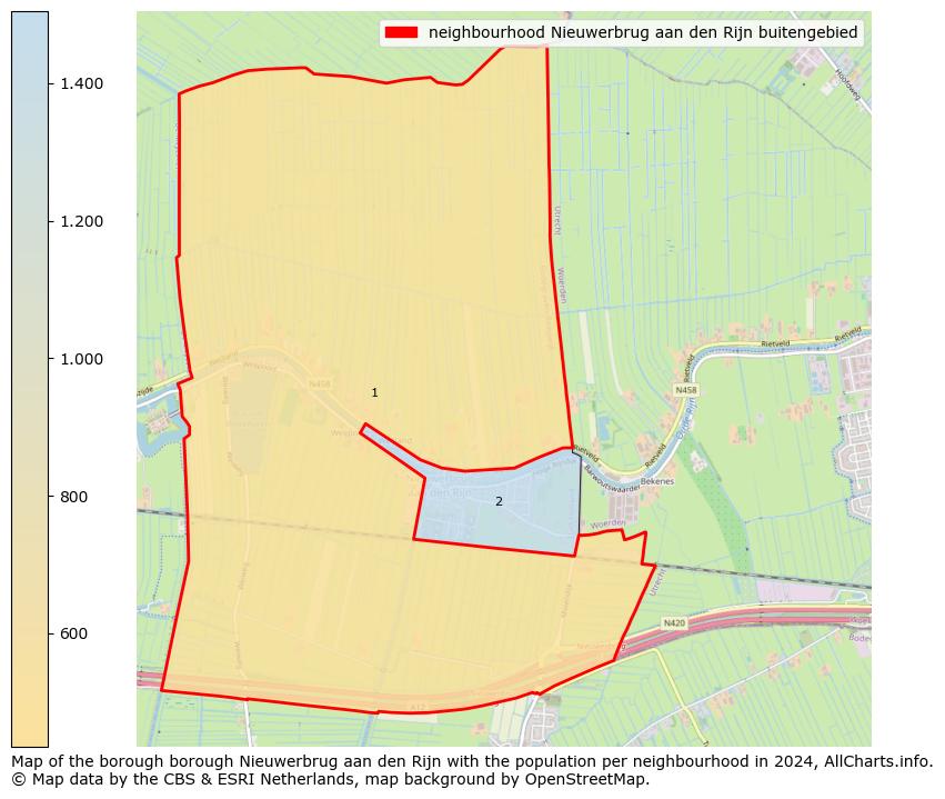 Image of the neighbourhood Nieuwerbrug aan den Rijn buitengebied at the map. This image is used as introduction to this page. This page shows a lot of information about the population in the neighbourhood Nieuwerbrug aan den Rijn buitengebied (such as the distribution by age groups of the residents, the composition of households, whether inhabitants are natives or Dutch with an immigration background, data about the houses (numbers, types, price development, use, type of property, ...) and more (car ownership, energy consumption, ...) based on open data from the Dutch Central Bureau of Statistics and various other sources!