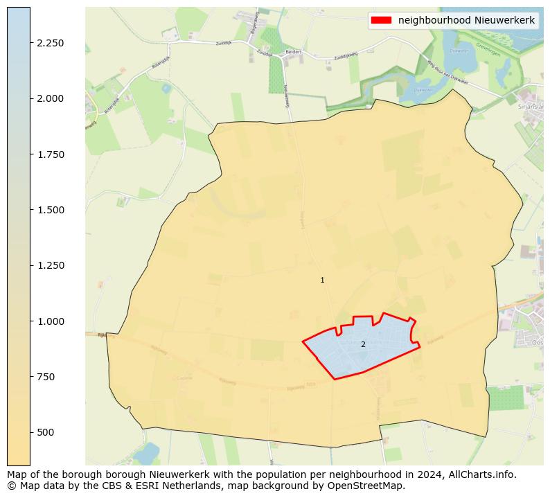 Image of the neighbourhood Nieuwerkerk at the map. This image is used as introduction to this page. This page shows a lot of information about the population in the neighbourhood Nieuwerkerk (such as the distribution by age groups of the residents, the composition of households, whether inhabitants are natives or Dutch with an immigration background, data about the houses (numbers, types, price development, use, type of property, ...) and more (car ownership, energy consumption, ...) based on open data from the Dutch Central Bureau of Statistics and various other sources!