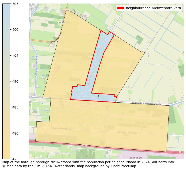 Image of the neighbourhood Nieuweroord kern at the map. This image is used as introduction to this page. This page shows a lot of information about the population in the neighbourhood Nieuweroord kern (such as the distribution by age groups of the residents, the composition of households, whether inhabitants are natives or Dutch with an immigration background, data about the houses (numbers, types, price development, use, type of property, ...) and more (car ownership, energy consumption, ...) based on open data from the Dutch Central Bureau of Statistics and various other sources!