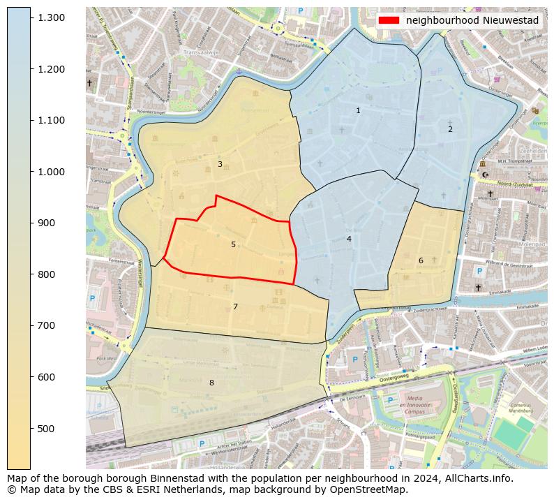 Image of the neighbourhood Nieuwestad at the map. This image is used as introduction to this page. This page shows a lot of information about the population in the neighbourhood Nieuwestad (such as the distribution by age groups of the residents, the composition of households, whether inhabitants are natives or Dutch with an immigration background, data about the houses (numbers, types, price development, use, type of property, ...) and more (car ownership, energy consumption, ...) based on open data from the Dutch Central Bureau of Statistics and various other sources!