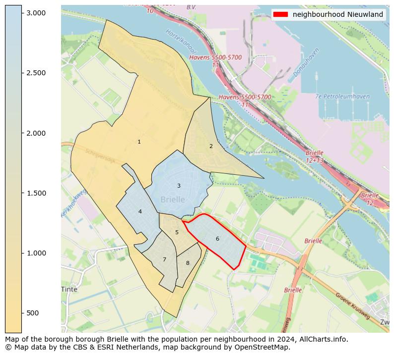 Map of the borough Brielle with the population per neighbourhood in 2023. This page shows a lot of information about residents (such as the distribution by age groups, family composition, gender, native or Dutch with an immigration background, ...), homes (numbers, types, price development, use, type of property, ...) and more (car ownership, energy consumption, ...) based on open data from the Dutch Central Bureau of Statistics and various other sources!