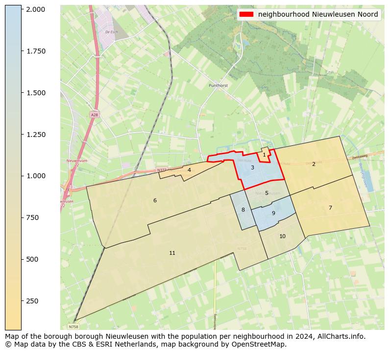 Image of the neighbourhood Nieuwleusen Noord at the map. This image is used as introduction to this page. This page shows a lot of information about the population in the neighbourhood Nieuwleusen Noord (such as the distribution by age groups of the residents, the composition of households, whether inhabitants are natives or Dutch with an immigration background, data about the houses (numbers, types, price development, use, type of property, ...) and more (car ownership, energy consumption, ...) based on open data from the Dutch Central Bureau of Statistics and various other sources!