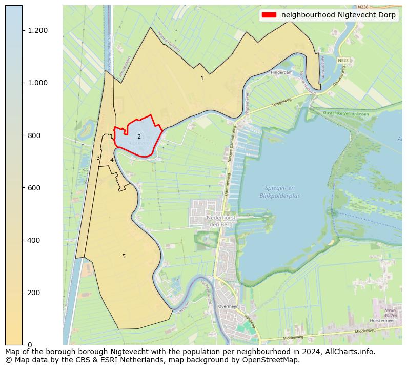 Image of the neighbourhood Nigtevecht Dorp at the map. This image is used as introduction to this page. This page shows a lot of information about the population in the neighbourhood Nigtevecht Dorp (such as the distribution by age groups of the residents, the composition of households, whether inhabitants are natives or Dutch with an immigration background, data about the houses (numbers, types, price development, use, type of property, ...) and more (car ownership, energy consumption, ...) based on open data from the Dutch Central Bureau of Statistics and various other sources!