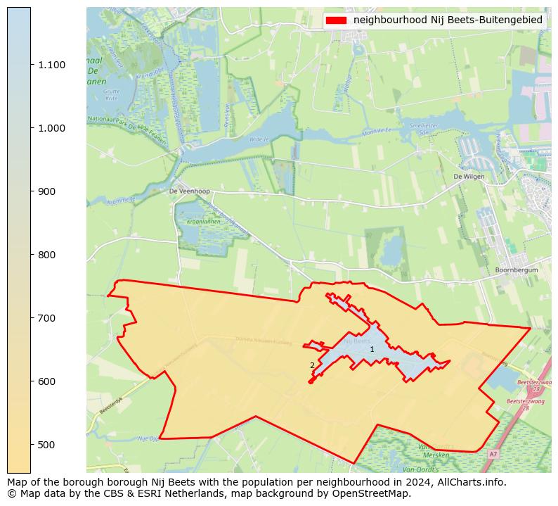 Image of the neighbourhood Nij Beets-Buitengebied at the map. This image is used as introduction to this page. This page shows a lot of information about the population in the neighbourhood Nij Beets-Buitengebied (such as the distribution by age groups of the residents, the composition of households, whether inhabitants are natives or Dutch with an immigration background, data about the houses (numbers, types, price development, use, type of property, ...) and more (car ownership, energy consumption, ...) based on open data from the Dutch Central Bureau of Statistics and various other sources!