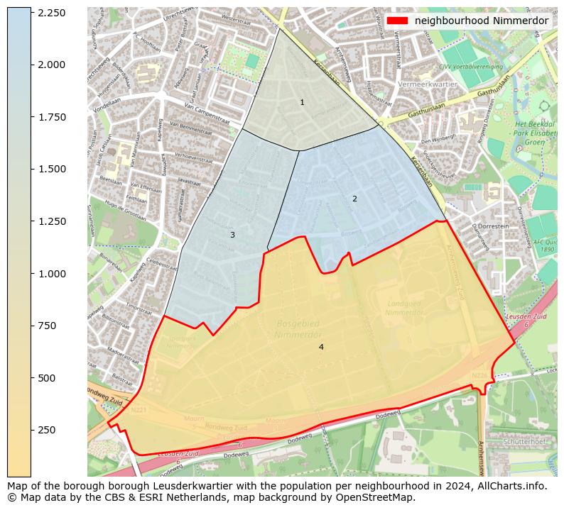 Image of the neighbourhood Nimmerdor at the map. This image is used as introduction to this page. This page shows a lot of information about the population in the neighbourhood Nimmerdor (such as the distribution by age groups of the residents, the composition of households, whether inhabitants are natives or Dutch with an immigration background, data about the houses (numbers, types, price development, use, type of property, ...) and more (car ownership, energy consumption, ...) based on open data from the Dutch Central Bureau of Statistics and various other sources!