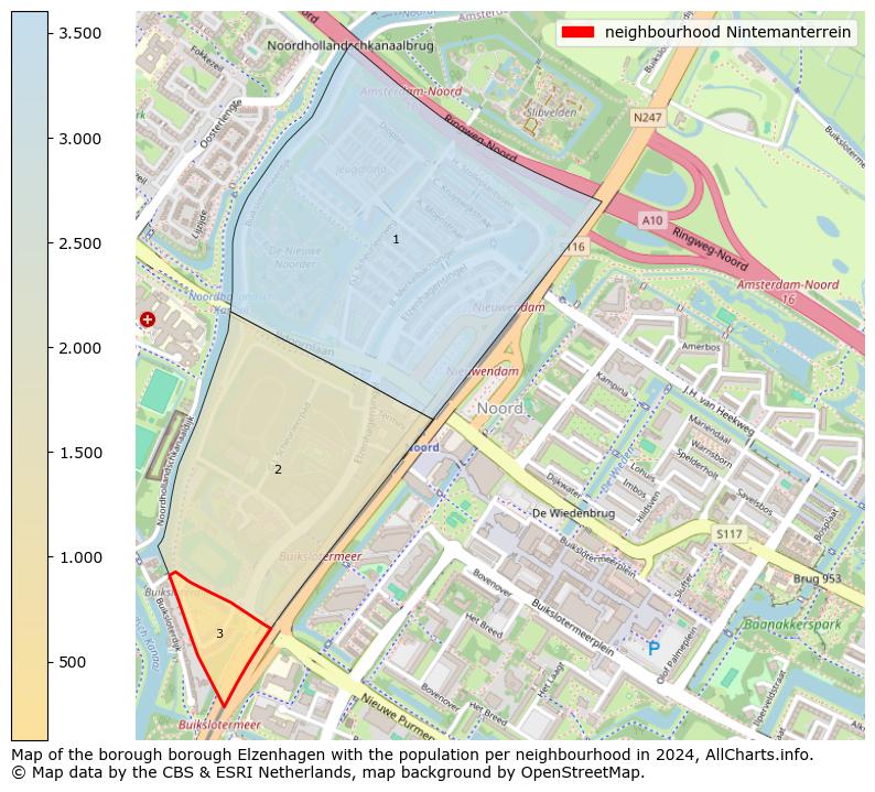 Image of the neighbourhood Nintemanterrein at the map. This image is used as introduction to this page. This page shows a lot of information about the population in the neighbourhood Nintemanterrein (such as the distribution by age groups of the residents, the composition of households, whether inhabitants are natives or Dutch with an immigration background, data about the houses (numbers, types, price development, use, type of property, ...) and more (car ownership, energy consumption, ...) based on open data from the Dutch Central Bureau of Statistics and various other sources!