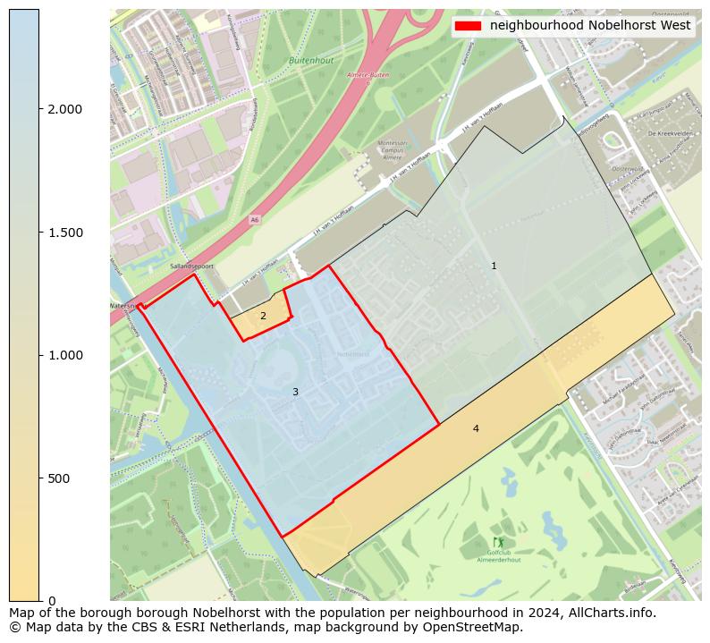 Image of the neighbourhood Nobelhorst West at the map. This image is used as introduction to this page. This page shows a lot of information about the population in the neighbourhood Nobelhorst West (such as the distribution by age groups of the residents, the composition of households, whether inhabitants are natives or Dutch with an immigration background, data about the houses (numbers, types, price development, use, type of property, ...) and more (car ownership, energy consumption, ...) based on open data from the Dutch Central Bureau of Statistics and various other sources!