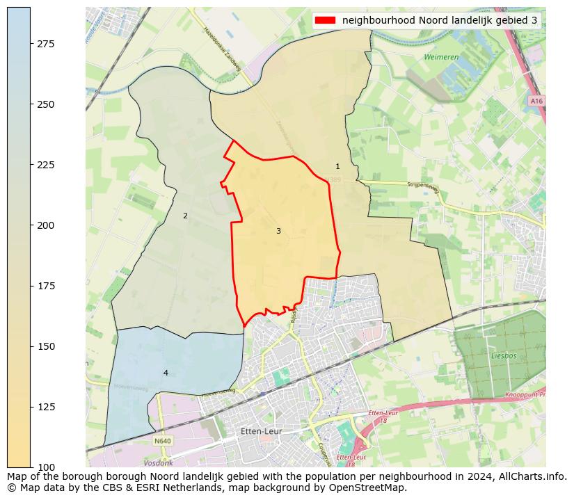 Image of the neighbourhood Noord landelijk gebied 3 at the map. This image is used as introduction to this page. This page shows a lot of information about the population in the neighbourhood Noord landelijk gebied 3 (such as the distribution by age groups of the residents, the composition of households, whether inhabitants are natives or Dutch with an immigration background, data about the houses (numbers, types, price development, use, type of property, ...) and more (car ownership, energy consumption, ...) based on open data from the Dutch Central Bureau of Statistics and various other sources!