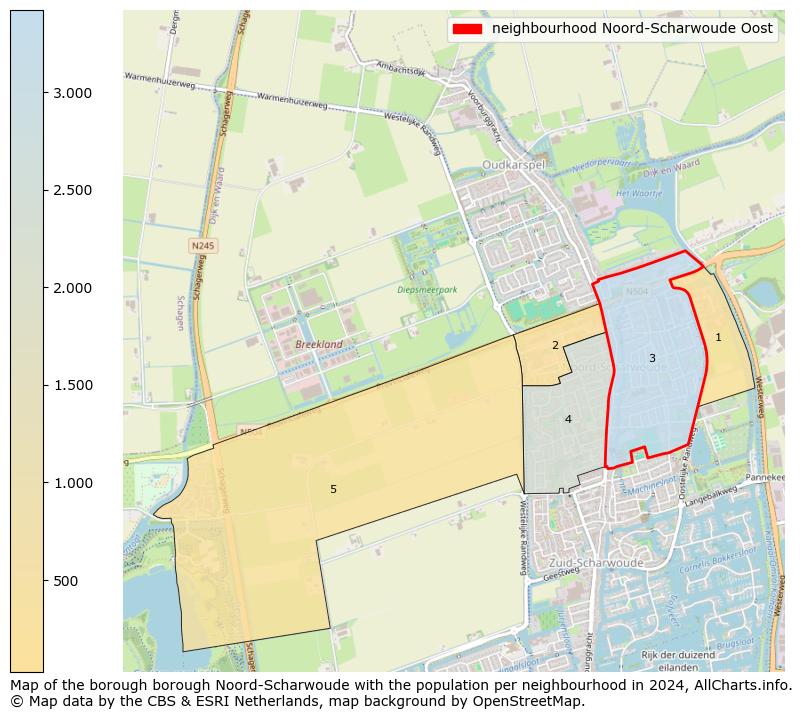 Image of the neighbourhood Noord-Scharwoude Oost at the map. This image is used as introduction to this page. This page shows a lot of information about the population in the neighbourhood Noord-Scharwoude Oost (such as the distribution by age groups of the residents, the composition of households, whether inhabitants are natives or Dutch with an immigration background, data about the houses (numbers, types, price development, use, type of property, ...) and more (car ownership, energy consumption, ...) based on open data from the Dutch Central Bureau of Statistics and various other sources!