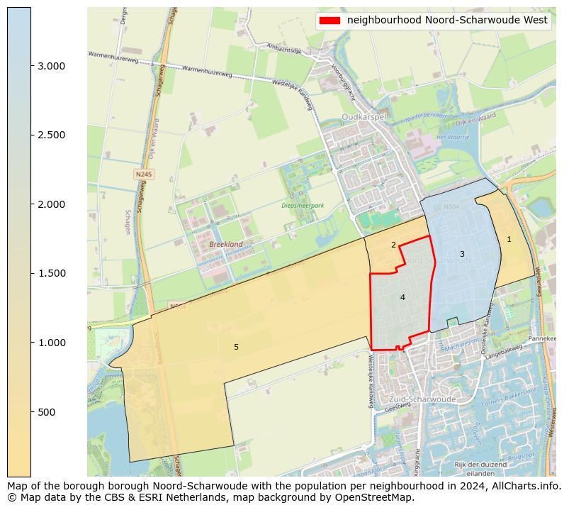 Image of the neighbourhood Noord-Scharwoude West at the map. This image is used as introduction to this page. This page shows a lot of information about the population in the neighbourhood Noord-Scharwoude West (such as the distribution by age groups of the residents, the composition of households, whether inhabitants are natives or Dutch with an immigration background, data about the houses (numbers, types, price development, use, type of property, ...) and more (car ownership, energy consumption, ...) based on open data from the Dutch Central Bureau of Statistics and various other sources!