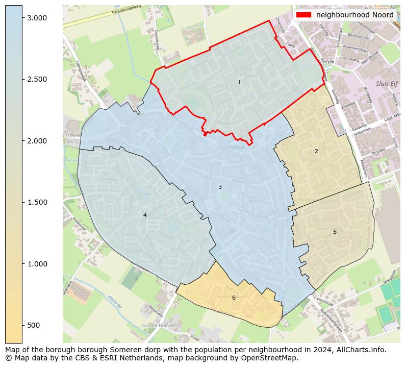 Image of the neighbourhood Noord at the map. This image is used as introduction to this page. This page shows a lot of information about the population in the neighbourhood Noord (such as the distribution by age groups of the residents, the composition of households, whether inhabitants are natives or Dutch with an immigration background, data about the houses (numbers, types, price development, use, type of property, ...) and more (car ownership, energy consumption, ...) based on open data from the Dutch Central Bureau of Statistics and various other sources!