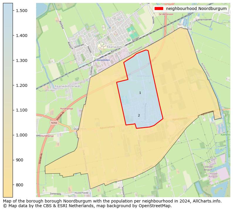 Image of the neighbourhood Noordburgum at the map. This image is used as introduction to this page. This page shows a lot of information about the population in the neighbourhood Noordburgum (such as the distribution by age groups of the residents, the composition of households, whether inhabitants are natives or Dutch with an immigration background, data about the houses (numbers, types, price development, use, type of property, ...) and more (car ownership, energy consumption, ...) based on open data from the Dutch Central Bureau of Statistics and various other sources!