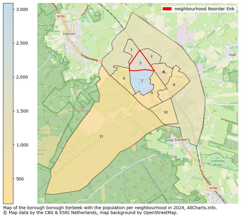 Image of the neighbourhood Noorder Enk at the map. This image is used as introduction to this page. This page shows a lot of information about the population in the neighbourhood Noorder Enk (such as the distribution by age groups of the residents, the composition of households, whether inhabitants are natives or Dutch with an immigration background, data about the houses (numbers, types, price development, use, type of property, ...) and more (car ownership, energy consumption, ...) based on open data from the Dutch Central Bureau of Statistics and various other sources!