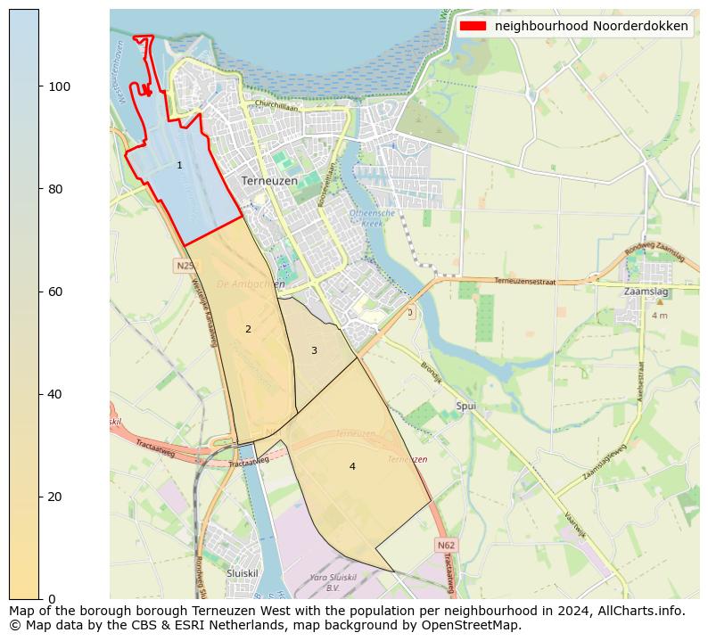 Image of the neighbourhood Noorderdokken at the map. This image is used as introduction to this page. This page shows a lot of information about the population in the neighbourhood Noorderdokken (such as the distribution by age groups of the residents, the composition of households, whether inhabitants are natives or Dutch with an immigration background, data about the houses (numbers, types, price development, use, type of property, ...) and more (car ownership, energy consumption, ...) based on open data from the Dutch Central Bureau of Statistics and various other sources!