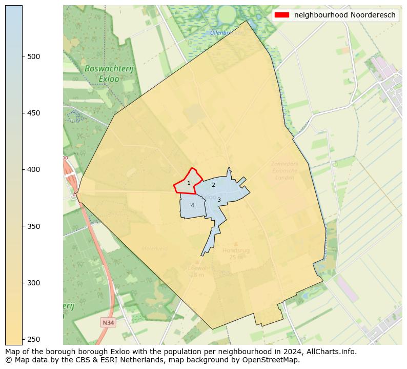 Image of the neighbourhood Noorderesch at the map. This image is used as introduction to this page. This page shows a lot of information about the population in the neighbourhood Noorderesch (such as the distribution by age groups of the residents, the composition of households, whether inhabitants are natives or Dutch with an immigration background, data about the houses (numbers, types, price development, use, type of property, ...) and more (car ownership, energy consumption, ...) based on open data from the Dutch Central Bureau of Statistics and various other sources!