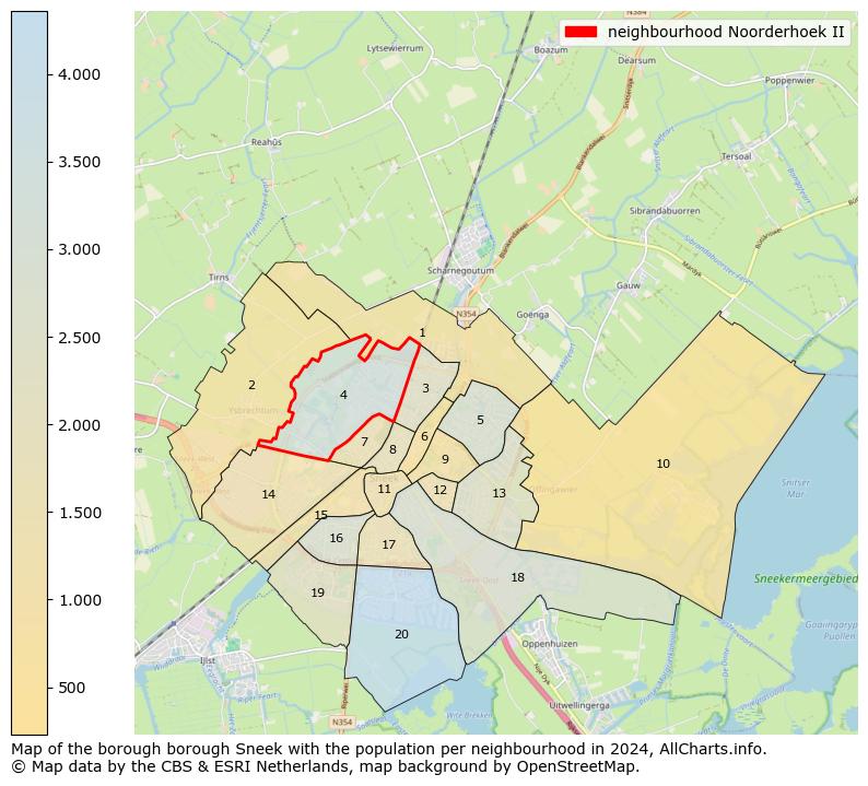 Image of the neighbourhood Noorderhoek II at the map. This image is used as introduction to this page. This page shows a lot of information about the population in the neighbourhood Noorderhoek II (such as the distribution by age groups of the residents, the composition of households, whether inhabitants are natives or Dutch with an immigration background, data about the houses (numbers, types, price development, use, type of property, ...) and more (car ownership, energy consumption, ...) based on open data from the Dutch Central Bureau of Statistics and various other sources!