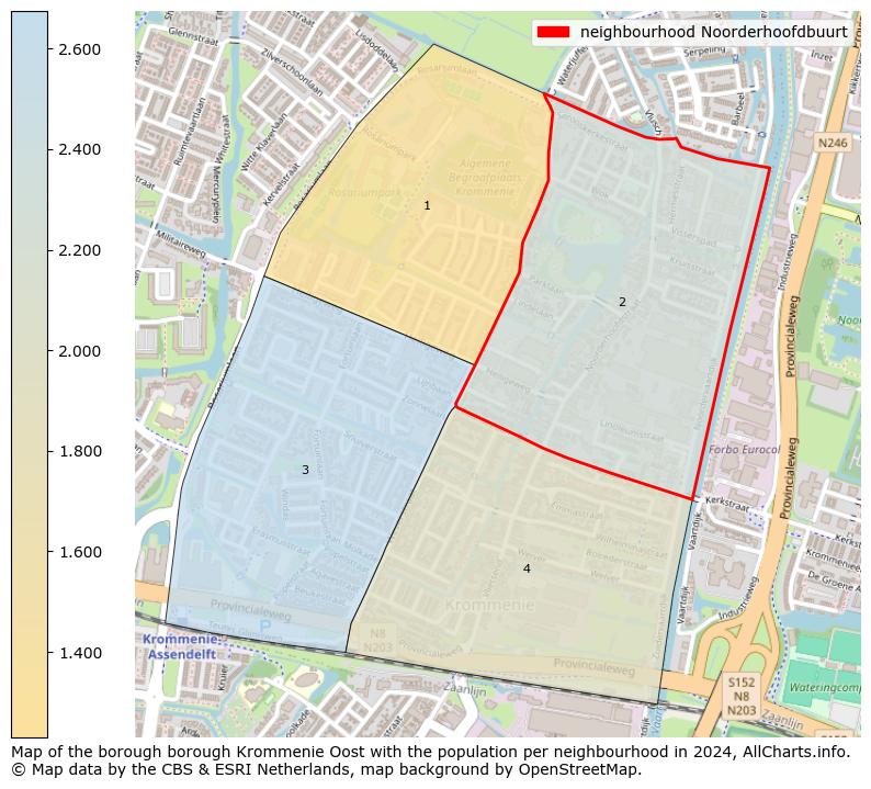 Image of the neighbourhood Noorderhoofdbuurt at the map. This image is used as introduction to this page. This page shows a lot of information about the population in the neighbourhood Noorderhoofdbuurt (such as the distribution by age groups of the residents, the composition of households, whether inhabitants are natives or Dutch with an immigration background, data about the houses (numbers, types, price development, use, type of property, ...) and more (car ownership, energy consumption, ...) based on open data from the Dutch Central Bureau of Statistics and various other sources!