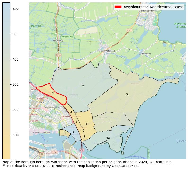 Image of the neighbourhood Noorderstrook-West at the map. This image is used as introduction to this page. This page shows a lot of information about the population in the neighbourhood Noorderstrook-West (such as the distribution by age groups of the residents, the composition of households, whether inhabitants are natives or Dutch with an immigration background, data about the houses (numbers, types, price development, use, type of property, ...) and more (car ownership, energy consumption, ...) based on open data from the Dutch Central Bureau of Statistics and various other sources!