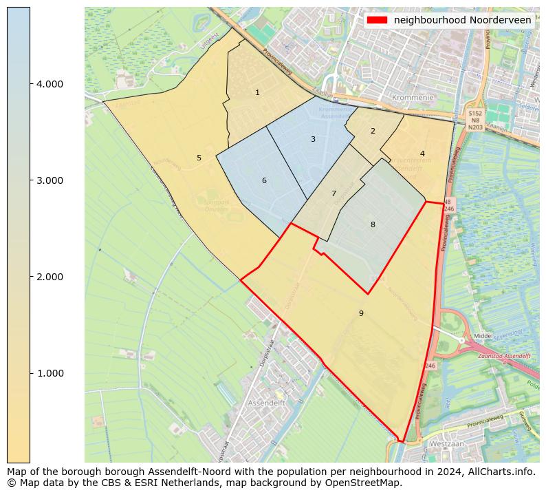 Image of the neighbourhood Noorderveen at the map. This image is used as introduction to this page. This page shows a lot of information about the population in the neighbourhood Noorderveen (such as the distribution by age groups of the residents, the composition of households, whether inhabitants are natives or Dutch with an immigration background, data about the houses (numbers, types, price development, use, type of property, ...) and more (car ownership, energy consumption, ...) based on open data from the Dutch Central Bureau of Statistics and various other sources!