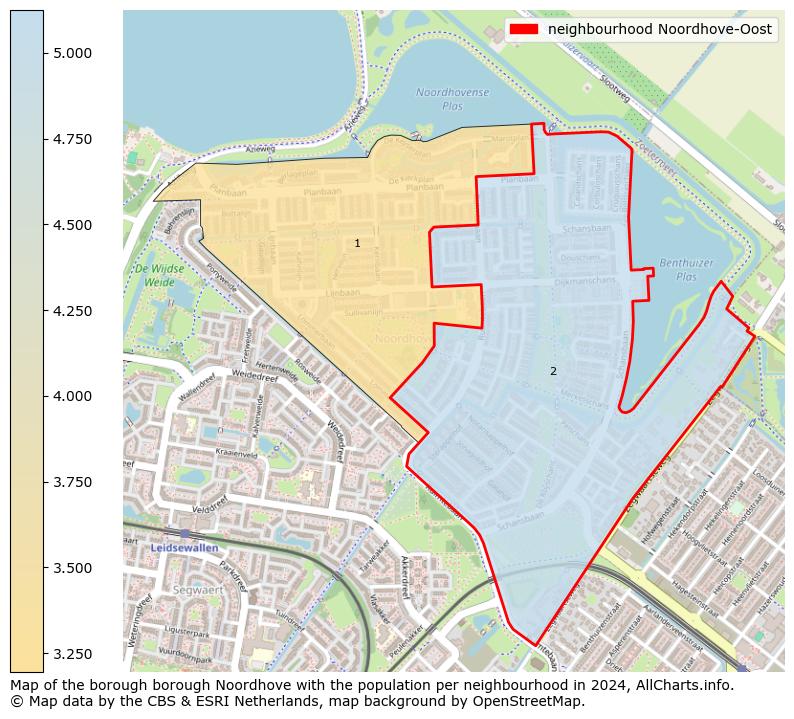 Image of the neighbourhood Noordhove-Oost at the map. This image is used as introduction to this page. This page shows a lot of information about the population in the neighbourhood Noordhove-Oost (such as the distribution by age groups of the residents, the composition of households, whether inhabitants are natives or Dutch with an immigration background, data about the houses (numbers, types, price development, use, type of property, ...) and more (car ownership, energy consumption, ...) based on open data from the Dutch Central Bureau of Statistics and various other sources!