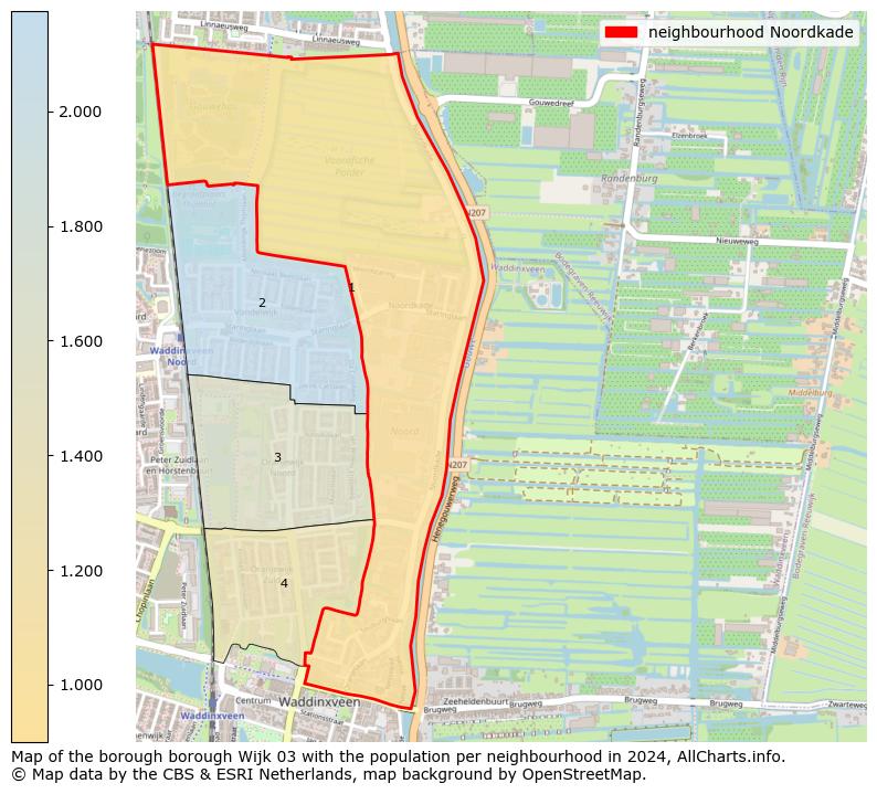 Image of the neighbourhood Noordkade at the map. This image is used as introduction to this page. This page shows a lot of information about the population in the neighbourhood Noordkade (such as the distribution by age groups of the residents, the composition of households, whether inhabitants are natives or Dutch with an immigration background, data about the houses (numbers, types, price development, use, type of property, ...) and more (car ownership, energy consumption, ...) based on open data from the Dutch Central Bureau of Statistics and various other sources!