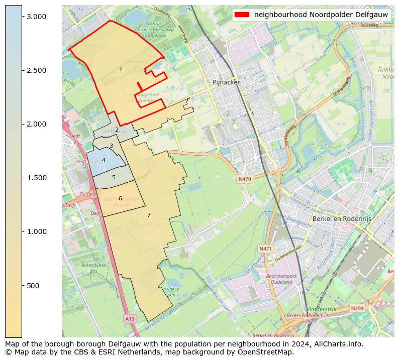 Image of the neighbourhood Noordpolder Delfgauw at the map. This image is used as introduction to this page. This page shows a lot of information about the population in the neighbourhood Noordpolder Delfgauw (such as the distribution by age groups of the residents, the composition of households, whether inhabitants are natives or Dutch with an immigration background, data about the houses (numbers, types, price development, use, type of property, ...) and more (car ownership, energy consumption, ...) based on open data from the Dutch Central Bureau of Statistics and various other sources!