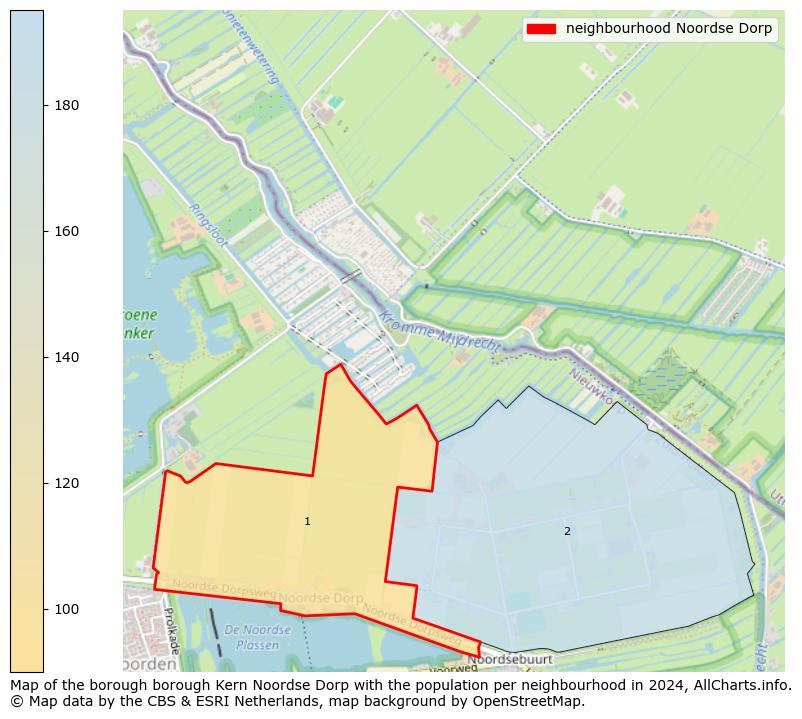 Image of the neighbourhood Noordse Dorp at the map. This image is used as introduction to this page. This page shows a lot of information about the population in the neighbourhood Noordse Dorp (such as the distribution by age groups of the residents, the composition of households, whether inhabitants are natives or Dutch with an immigration background, data about the houses (numbers, types, price development, use, type of property, ...) and more (car ownership, energy consumption, ...) based on open data from the Dutch Central Bureau of Statistics and various other sources!