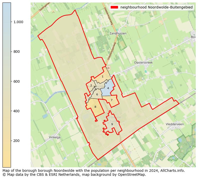 Image of the neighbourhood Noordwolde-Buitengebied at the map. This image is used as introduction to this page. This page shows a lot of information about the population in the neighbourhood Noordwolde-Buitengebied (such as the distribution by age groups of the residents, the composition of households, whether inhabitants are natives or Dutch with an immigration background, data about the houses (numbers, types, price development, use, type of property, ...) and more (car ownership, energy consumption, ...) based on open data from the Dutch Central Bureau of Statistics and various other sources!