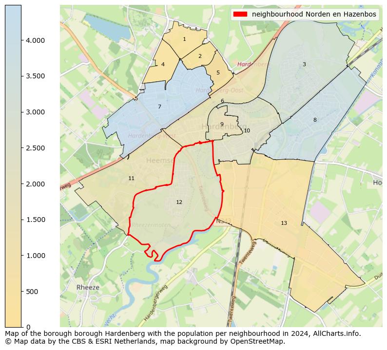 Image of the neighbourhood Norden en Hazenbos at the map. This image is used as introduction to this page. This page shows a lot of information about the population in the neighbourhood Norden en Hazenbos (such as the distribution by age groups of the residents, the composition of households, whether inhabitants are natives or Dutch with an immigration background, data about the houses (numbers, types, price development, use, type of property, ...) and more (car ownership, energy consumption, ...) based on open data from the Dutch Central Bureau of Statistics and various other sources!