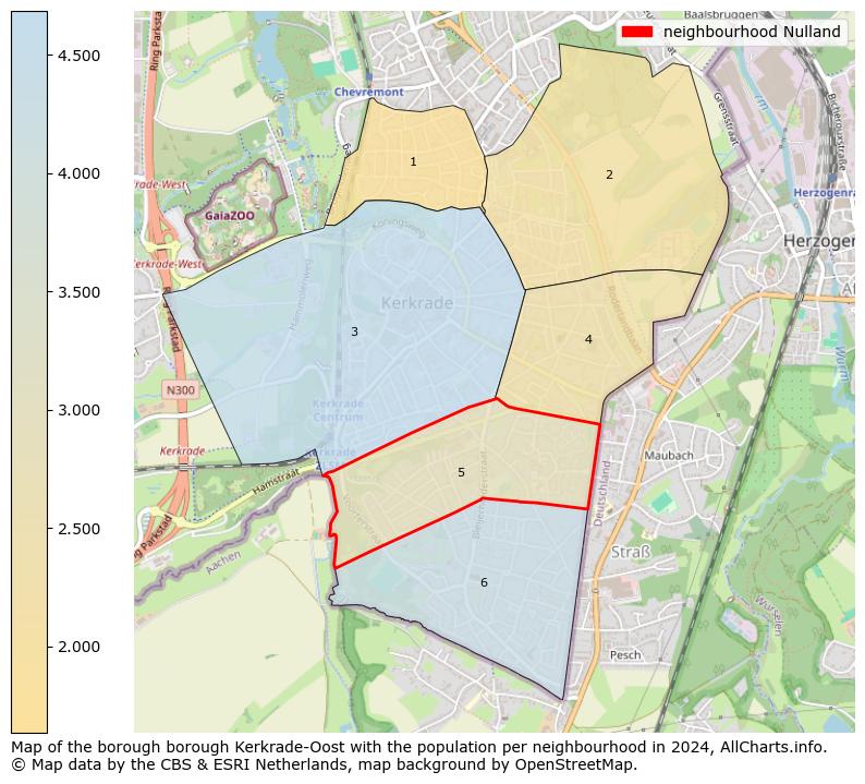 Image of the neighbourhood Nulland at the map. This image is used as introduction to this page. This page shows a lot of information about the population in the neighbourhood Nulland (such as the distribution by age groups of the residents, the composition of households, whether inhabitants are natives or Dutch with an immigration background, data about the houses (numbers, types, price development, use, type of property, ...) and more (car ownership, energy consumption, ...) based on open data from the Dutch Central Bureau of Statistics and various other sources!