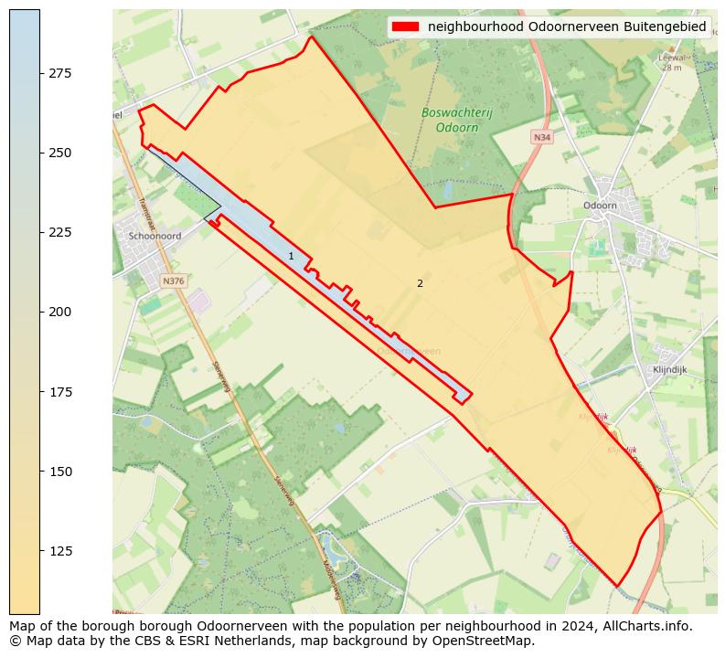 Image of the neighbourhood Odoornerveen Buitengebied at the map. This image is used as introduction to this page. This page shows a lot of information about the population in the neighbourhood Odoornerveen Buitengebied (such as the distribution by age groups of the residents, the composition of households, whether inhabitants are natives or Dutch with an immigration background, data about the houses (numbers, types, price development, use, type of property, ...) and more (car ownership, energy consumption, ...) based on open data from the Dutch Central Bureau of Statistics and various other sources!