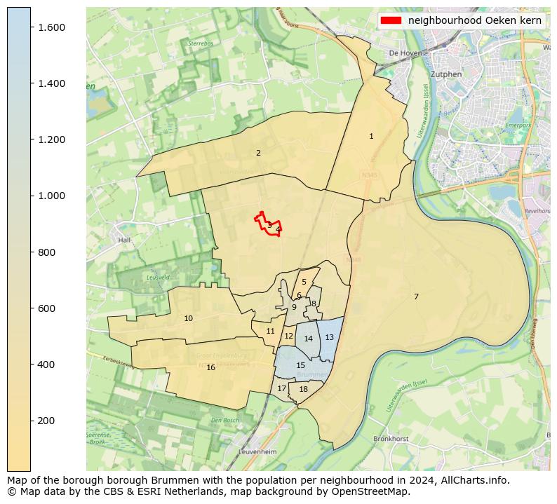 Image of the neighbourhood Oeken kern at the map. This image is used as introduction to this page. This page shows a lot of information about the population in the neighbourhood Oeken kern (such as the distribution by age groups of the residents, the composition of households, whether inhabitants are natives or Dutch with an immigration background, data about the houses (numbers, types, price development, use, type of property, ...) and more (car ownership, energy consumption, ...) based on open data from the Dutch Central Bureau of Statistics and various other sources!