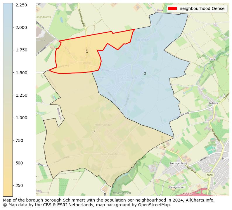 Image of the neighbourhood Oensel at the map. This image is used as introduction to this page. This page shows a lot of information about the population in the neighbourhood Oensel (such as the distribution by age groups of the residents, the composition of households, whether inhabitants are natives or Dutch with an immigration background, data about the houses (numbers, types, price development, use, type of property, ...) and more (car ownership, energy consumption, ...) based on open data from the Dutch Central Bureau of Statistics and various other sources!